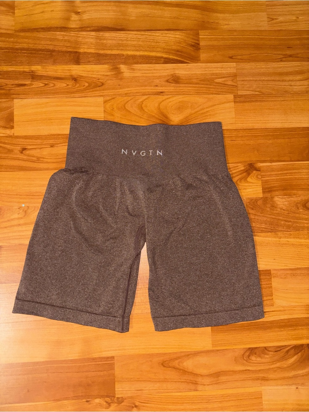 NVGTN High-Waist Bike Shorts — Charcoal